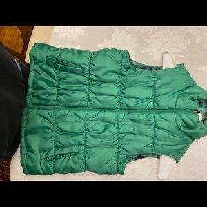 Reversible puffy vest size medium